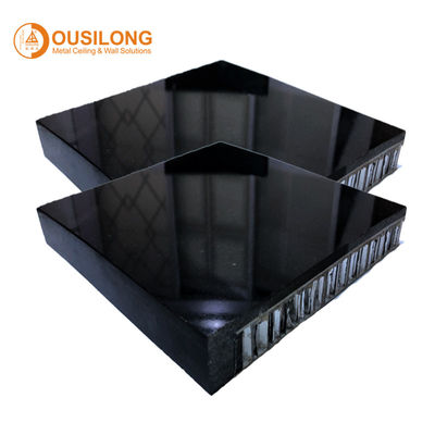 Disesuaikan Bentuk Persegi Marmer Grian Aluminium Aluminium Honeycomb Wall Ceiling Panel Garansi 15-20 Tahun
