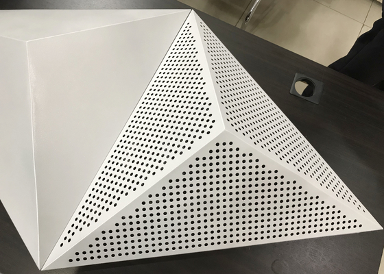 Klip Snap 3D Berlubang di Sistem Plafon untuk Panel Plafon Dinding Penyerap Suara Akustik
