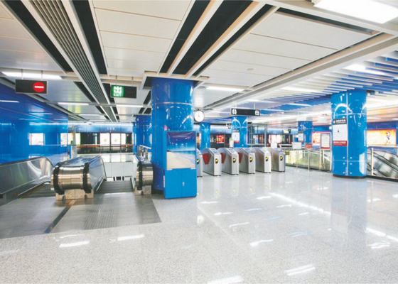 Bandar udara Plafon Komersial luas K berbentuk dengan lapisan bubuk Akzo Nobel