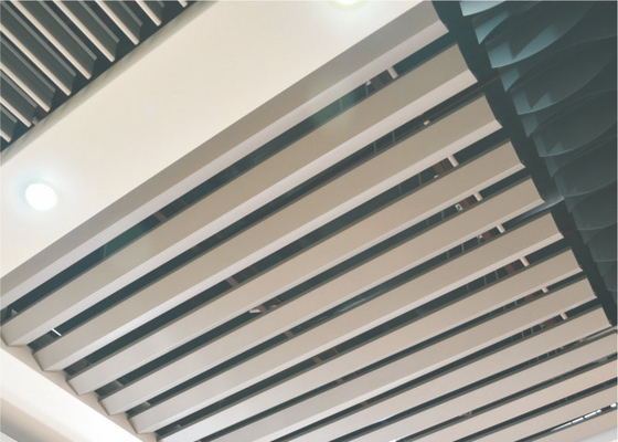 Dekorasi Hook - on Aluminium Strip Ceiling Rectangle Untuk langit-langit perumahan hotel