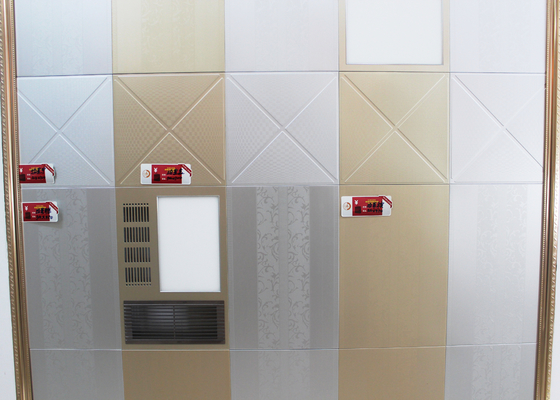Modern Artistic Clip Di Ceiling Tile 300mm x 300mm, Embossed / Foto-oksidasi