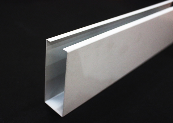 U-aluminium Profil Metal Langit-langit Layar Salah Untuk membangun bahan dekoratif