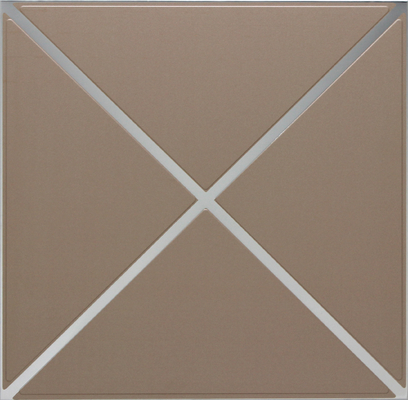 Metallic Mirror Artistic Ceiling Tiles / Dekorasi Drop Ceiling panel 300mm x 300mm
