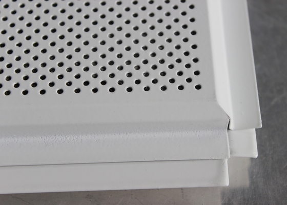 Fireproof Beveled Edge Lay In Ceiling Tiles dipasang dengan Tee Bar PD6012T