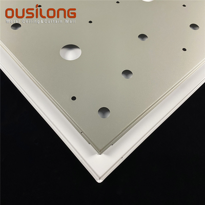 Electroplate Aluminium 0.5mm Suspended Perforated Ceiling Panel