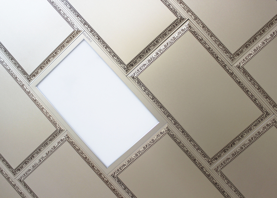 Aluminium Stereoscopic Artistic Ceiling Tiles dengan Luxury Pure Coloring