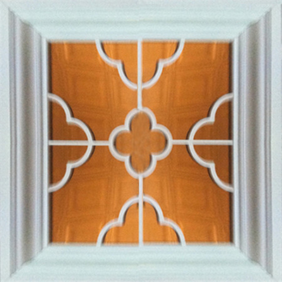 Aluminium Framed Cermin Drop Ceiling Tiles, 3 D Tekstur Ceiling Indoor