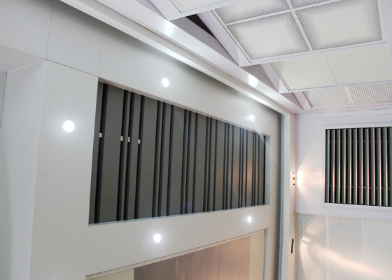 Metal Open Frame Linear Metal Ceiling Instal Dengan Steel Suspended Keel System