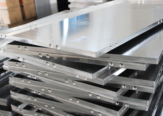 Profil Aluminium Wall Panel untuk Cladding Bangunan, Aluminium Tersembunyi Panel Solid