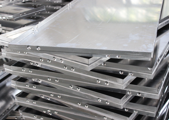 Profil Aluminium Wall Panel untuk Cladding Bangunan, Aluminium Tersembunyi Panel Solid