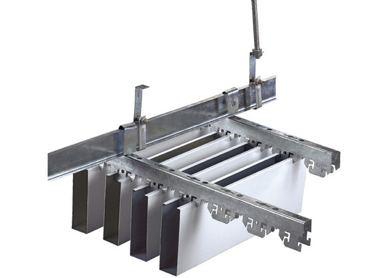 Aluminium Suspended Metal False Plank Strip, Pabrik Profesional Untuk Aluminium Linear Strip Ceiling