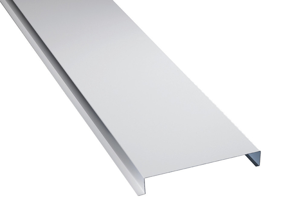 Suspended Kitchen Aluminium Strip Metal Ceiling / Tersembunyi Grid / Ceiling
