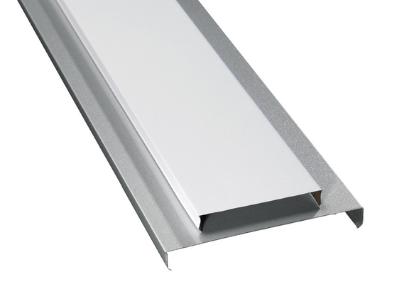 Dekorasi Strip Aluminium Ceiling U 15, U 85, U 135 Galvanized Steel Chanel Carrier