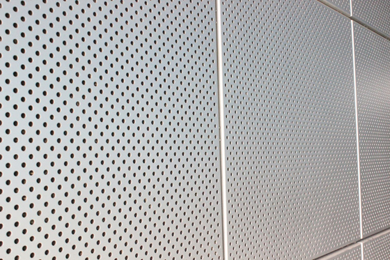 Exterior Wall Decoration berlubang Aluminium Wall Panel Untuk Bahan Bangunan Dinding