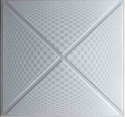Moisture Proof Artistic Ceiling Tiles Aluminium Untuk Dapur Atau Kamar Kecil