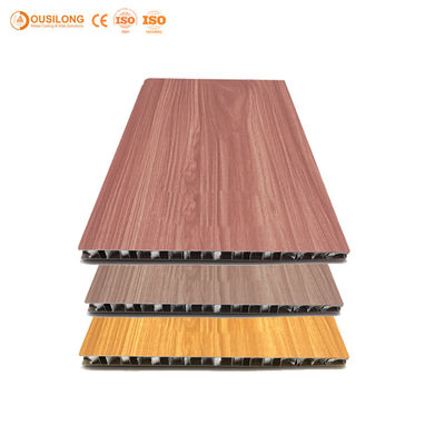 10mm 15mm 20mm Fireproof Wood Grain Aluminium Honeycomb Core Sandwich Panels Untuk Dinding Tirai