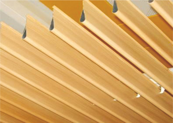 Special Design Aluminum Profile Wood Plank Ceiling Panel Aluminium Extruded Suspended Metal Ceiling
