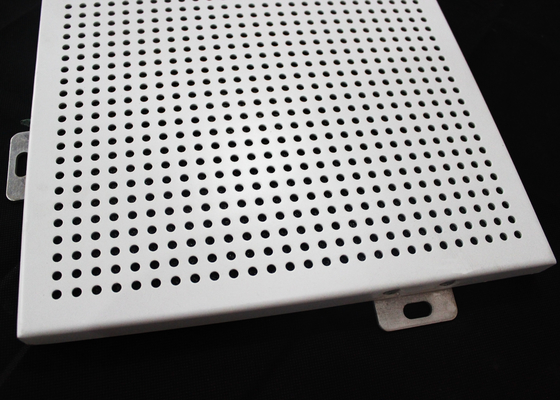 300 x 300 Metal Perforated Ceiling Acoustic Suspended Ceiling Tiles Plate Dengan Roll Coating