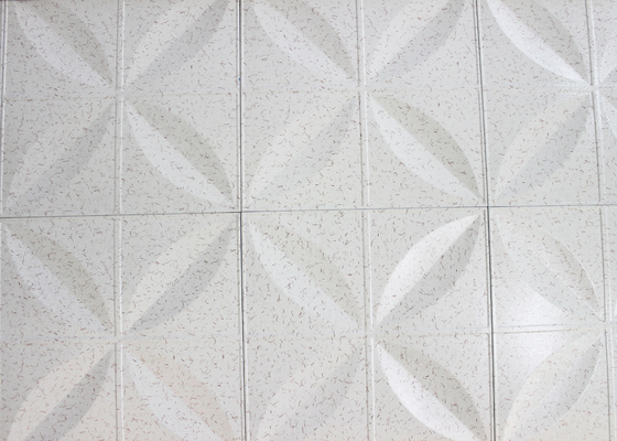Komersial Artistik Ceiling Tiles Wind Mill 300 x 300mm Untuk Dekorasi Kamar Mandi