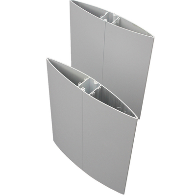 PVDF Coated Exterior Wall Aluminium / Aluminium Sun Shade Panel System Untuk Bangunan Komersial