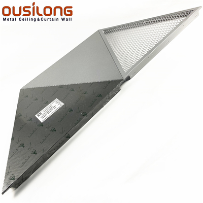 Paparan Metal Mesh Aluminium Open Cell Clip Di Plafon