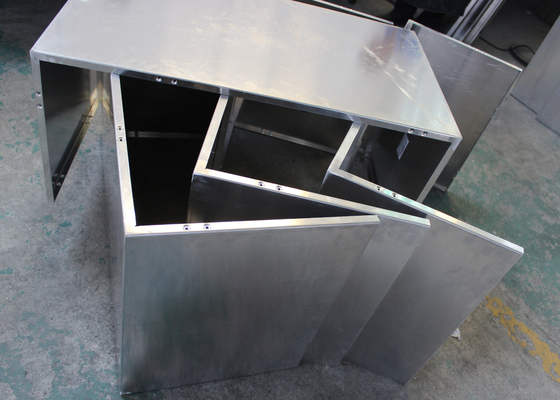 Potong untuk Ukuran panel dinding logam arsitektur dengan Tersembunyi Galvanized Mild Steel Suspension System